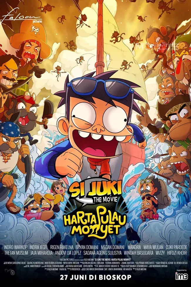 Si Juki the Movie: Harta Pulau Monyet Poster