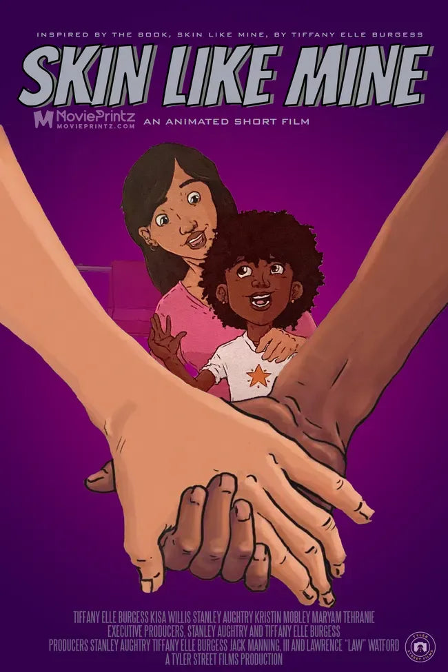 Skin Like Mine by Tiffany Elle Burgess: An Animated Film Poster