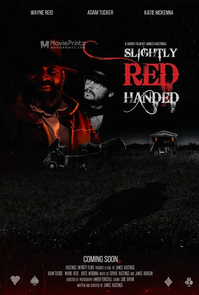 Slightly Red Handed Poster