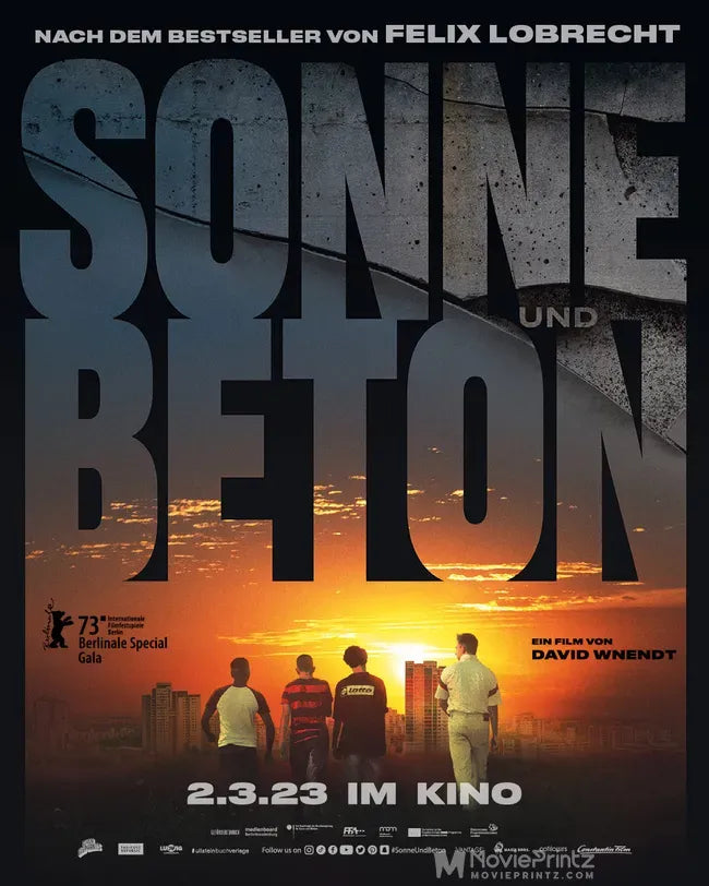 Sonne und Beton Poster