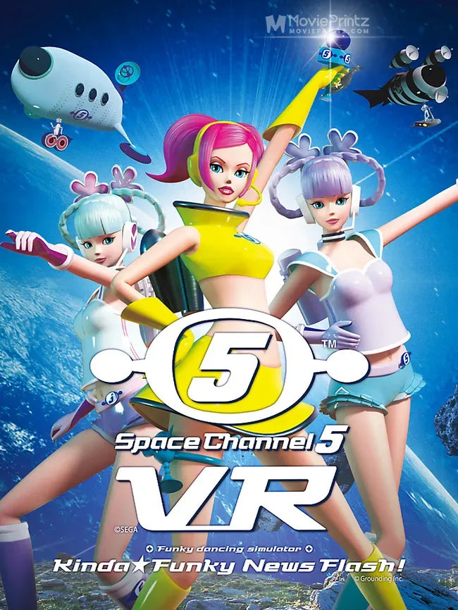 Space Channel 5 VR: Kinda Funky News Flash! Poster