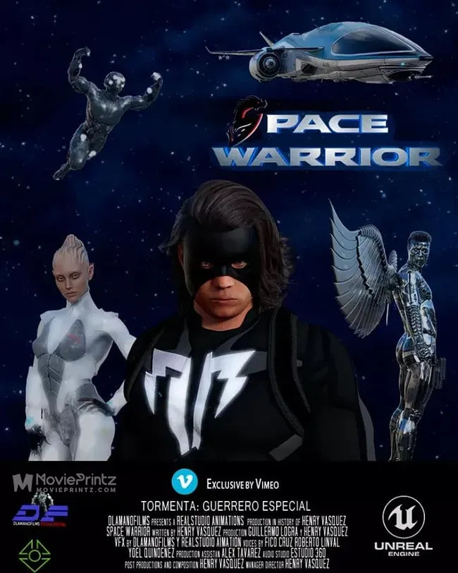 Space Warrior Poster