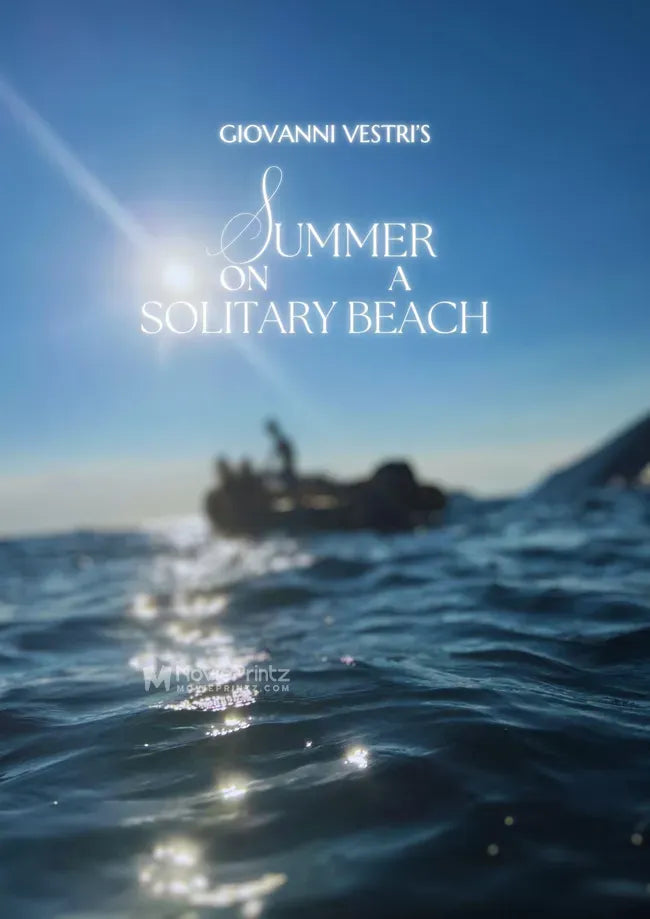 Summer on a solitary beach Poster