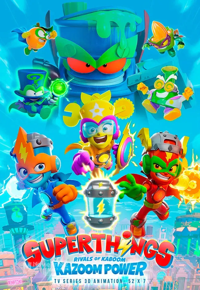 Superthings Rivals of Kaboom, Kazoom Power Poster