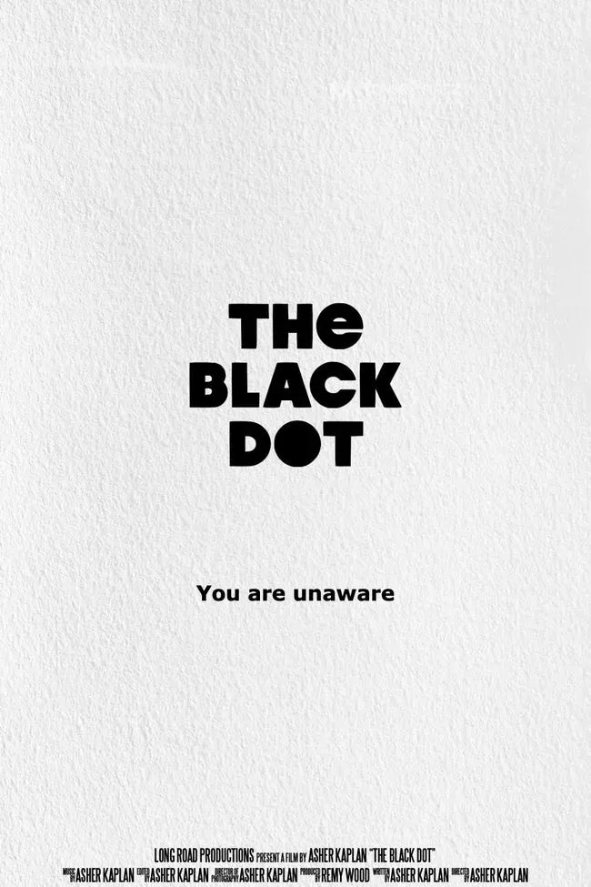 The Black Dot Poster