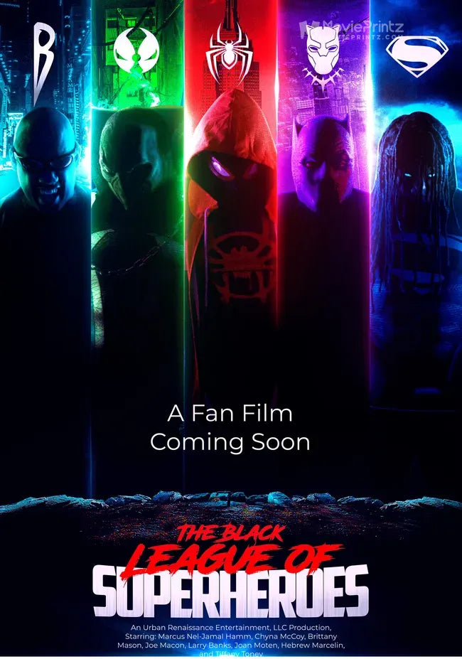 The Black League of Superheroes Poster