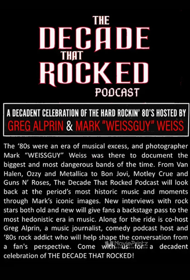 The Decade That Rocked Poster