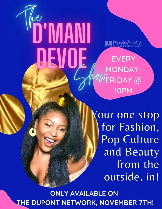 The D'mani DeVoe Show Poster