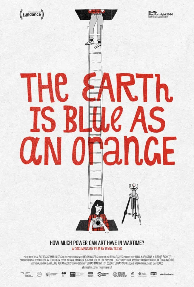 The Earth Is Blue as an Orange Poster