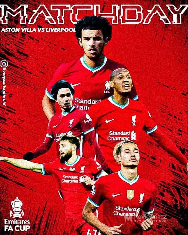 The FA Cup Third Round Aston Villa vs Liverpool Poster