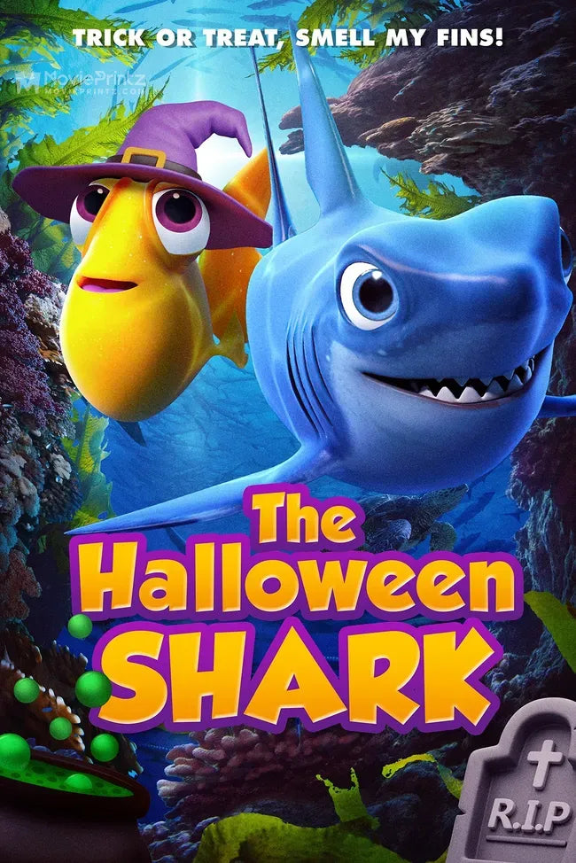 The Halloween Shark Poster