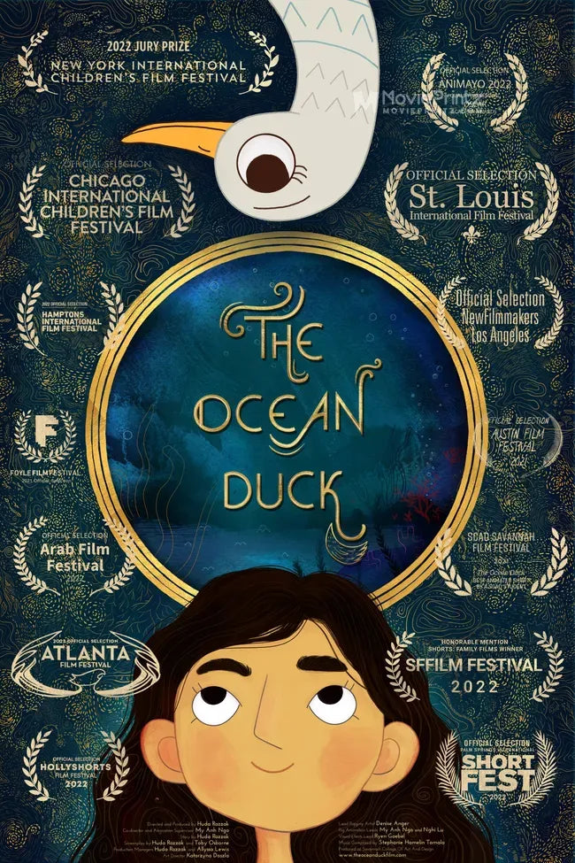 The Ocean Duck Poster