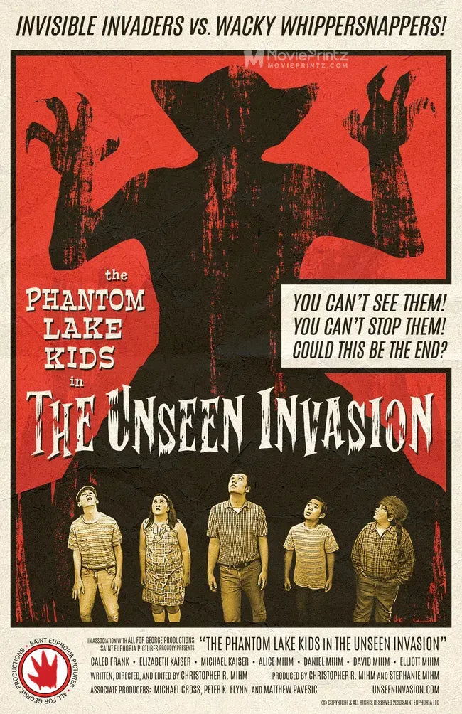 The Phantom Lake Kids in the Unseen Invasion Poster