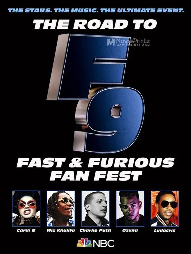 The Road to F9: Fast & Furious Fan Fest Poster