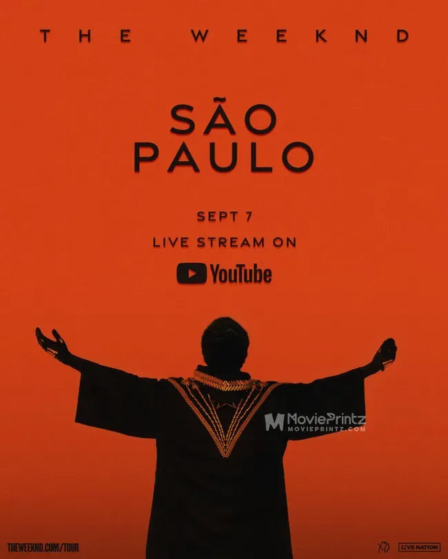 The Weeknd: São Paulo Livestream Poster