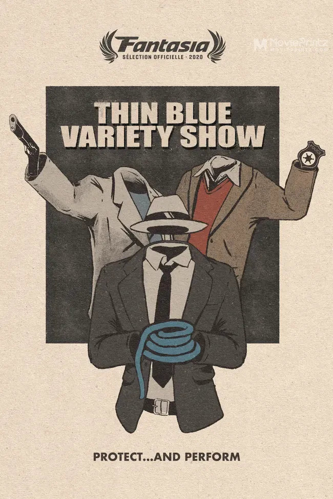 Thin Blue Variety Show Poster