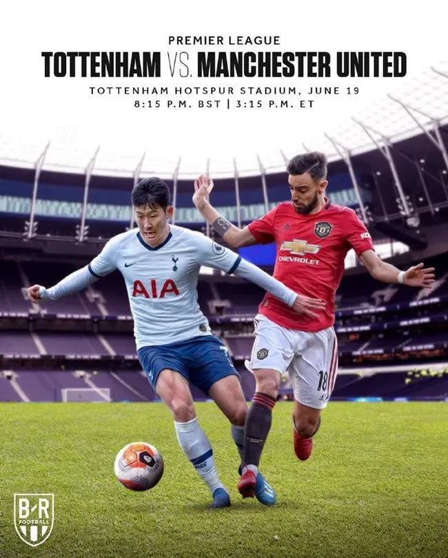 Tottenham Hotspur vs Manchester United Poster