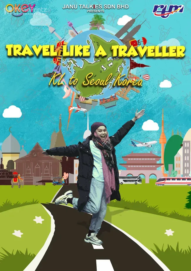 Travel Like a Traveller Kl to South Korea Poster