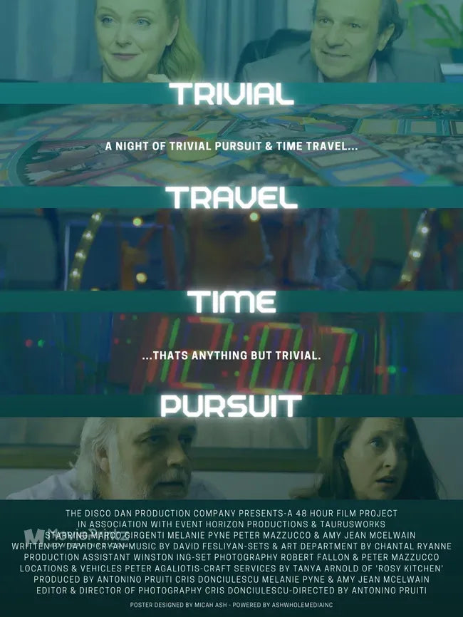 Trivial Travel Time Pursuit Poster