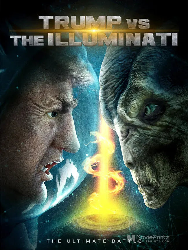 Trump vs the Illuminati Poster