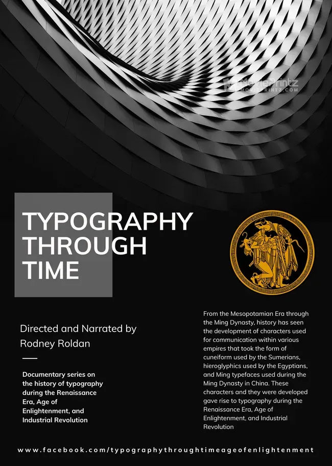 Typography Through Time Poster