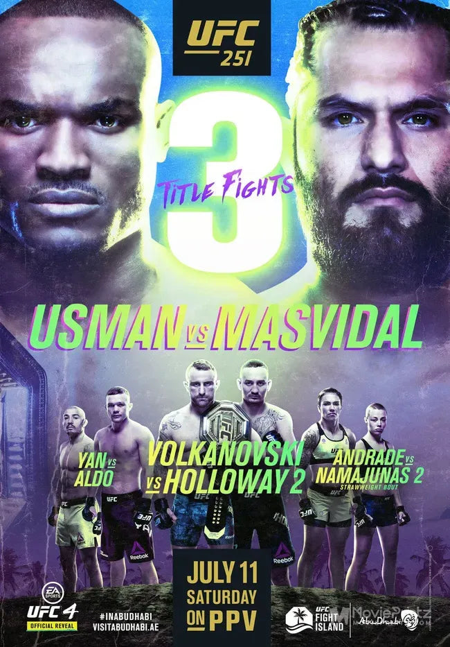 UFC 251: Usman vs. Masvidal Poster