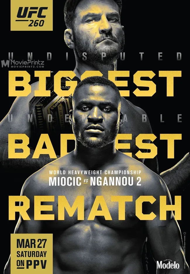 UFC 260: Miocic vs. Ngannou 2 Poster