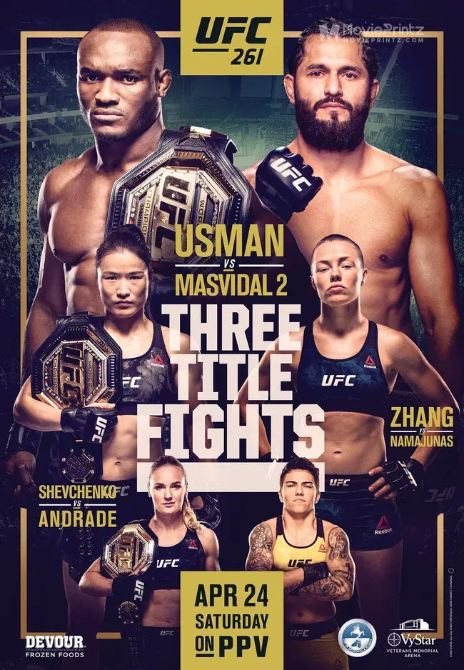 UFC 261: Usman vs. Masvidal 2 Poster