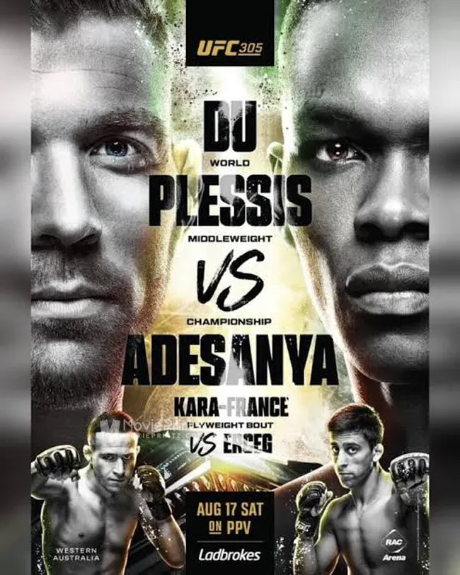 UFC 305: Du Plessis vs. Adesanya Poster