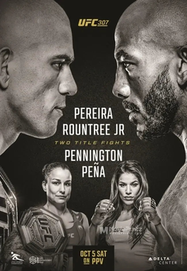 UFC 307: Pereira vs. Rountree Poster