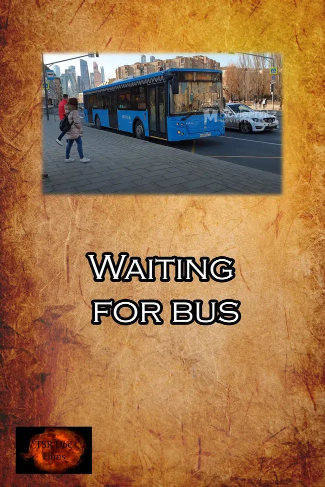 Waiting for bus Poster