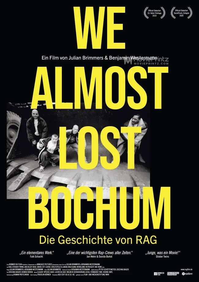 We Almost Lost Bochum Poster