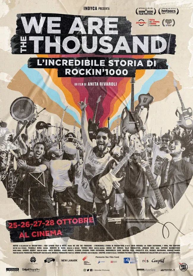 We Are the Thousand: L'incredibile storia di Rockin'1000 Poster