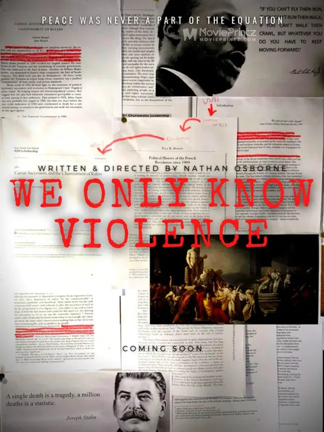 We Only Know Violence Poster