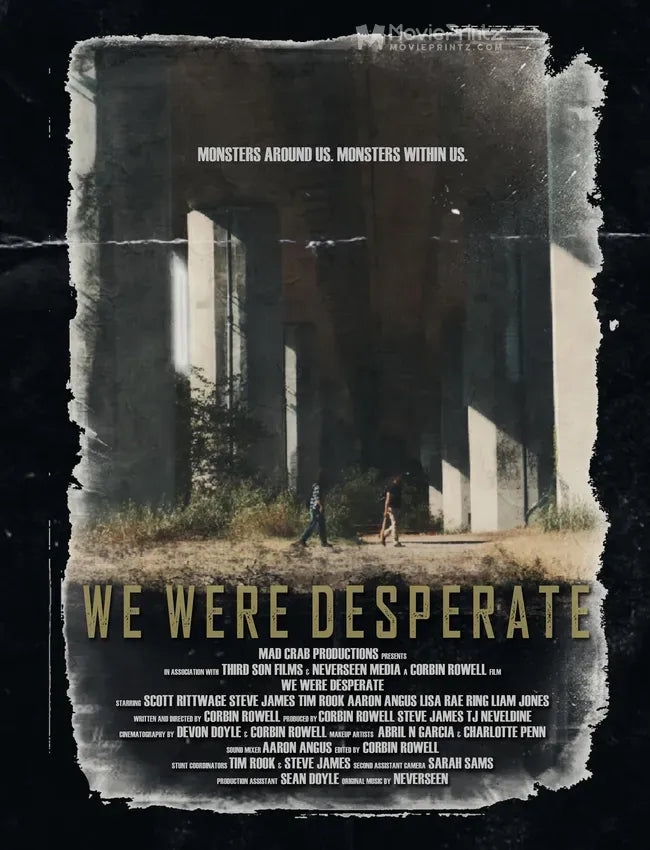 We Were Desperate Poster