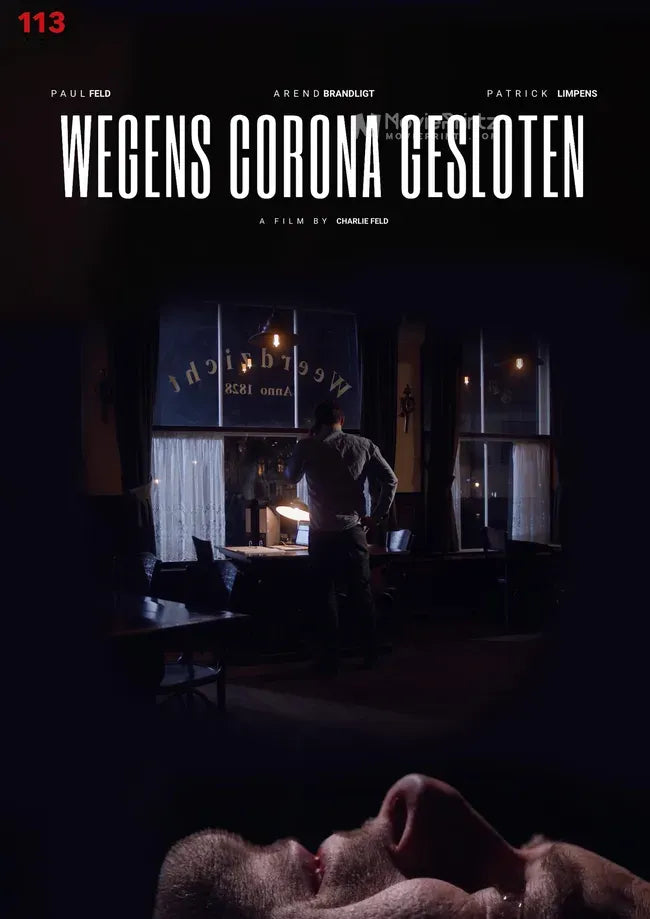 Wegens Corona Gesloten Poster