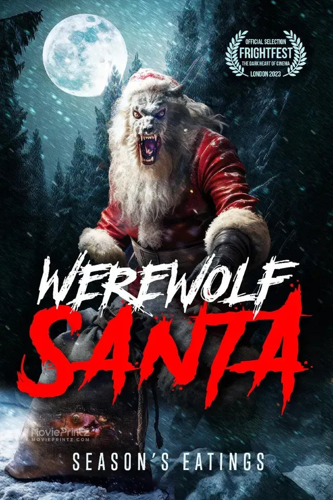 Werewolf Santa Poster