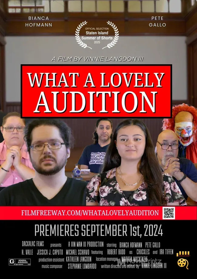 What a Lovely Audition Poster