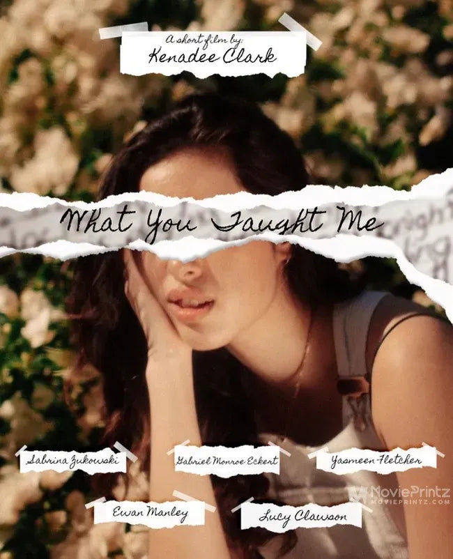 What You Taught Me Poster