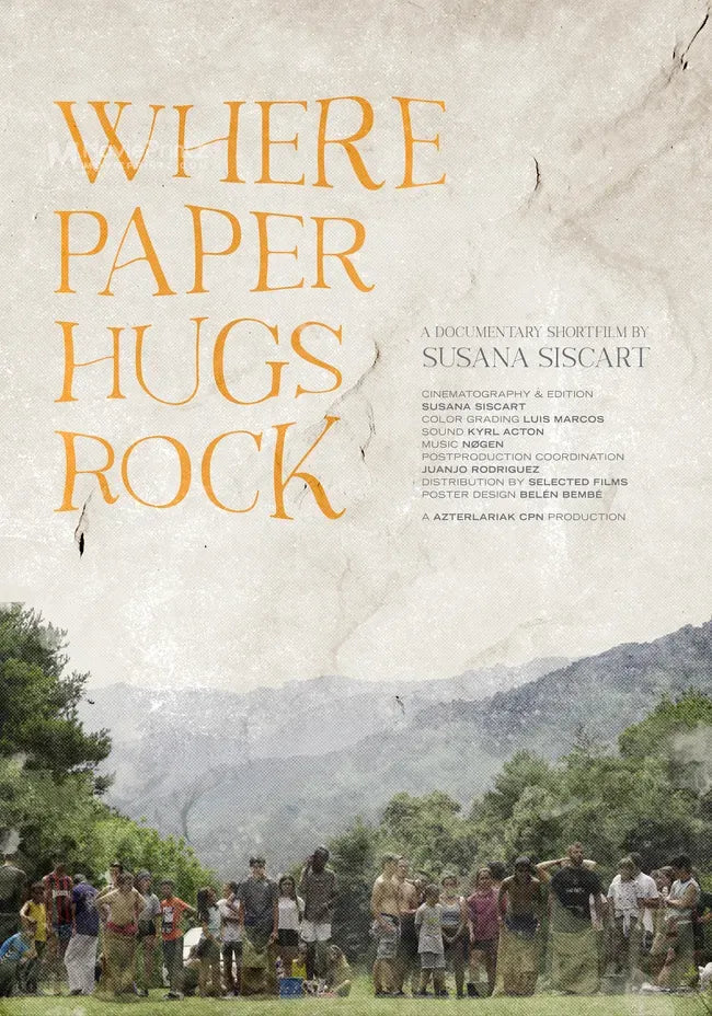 Where Paper Hugs Rock Poster