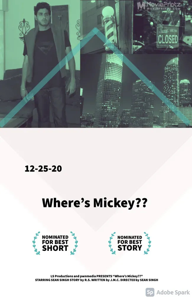 Where's Mickey?? Persistent Quest Poster