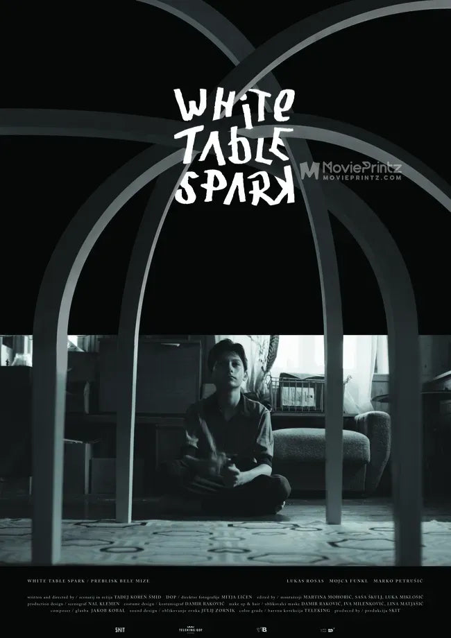 White Table Spark Poster