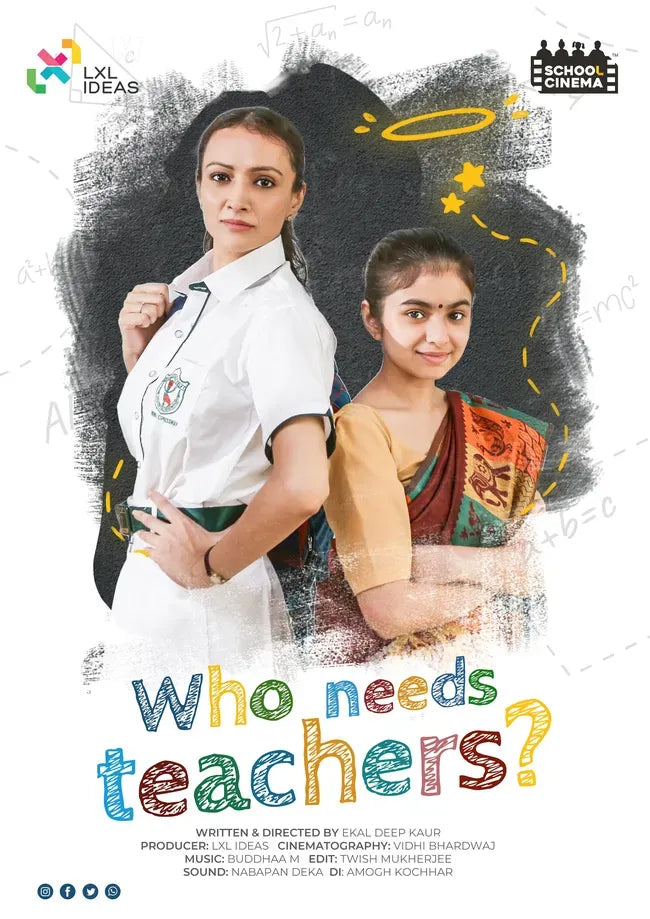 Who Needs Teachers Poster