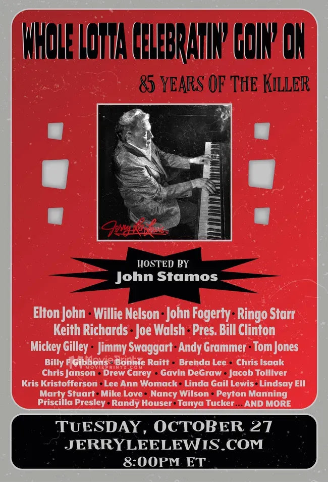 Whole Lotta Celebratin' Goin' On: 85 Years of the Killer Poster