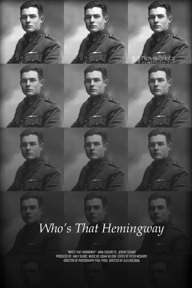 Who's That Hemingway Poster