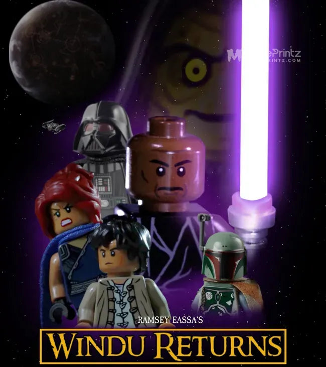 Windu Returns: A Lego Star Wars Story Poster