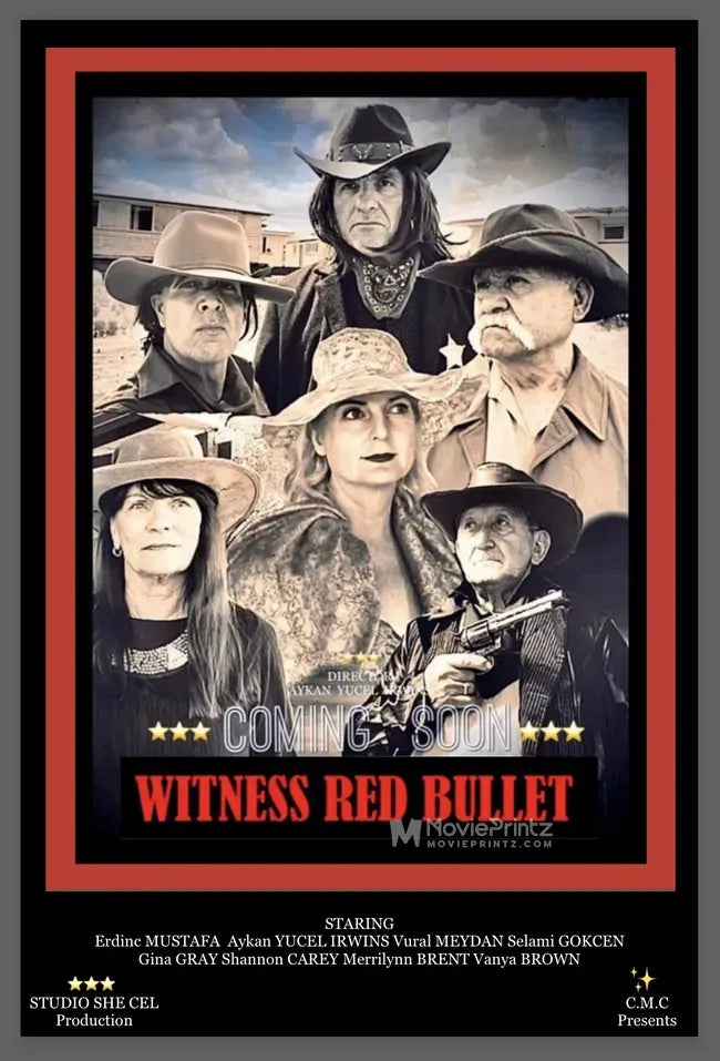 Witness Red Bullet Poster