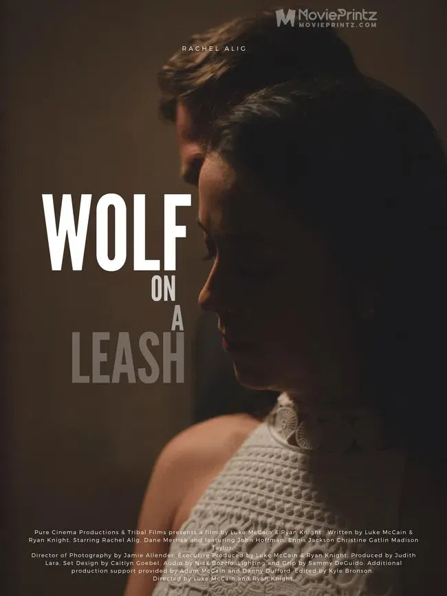 Wolf on a Leash Poster