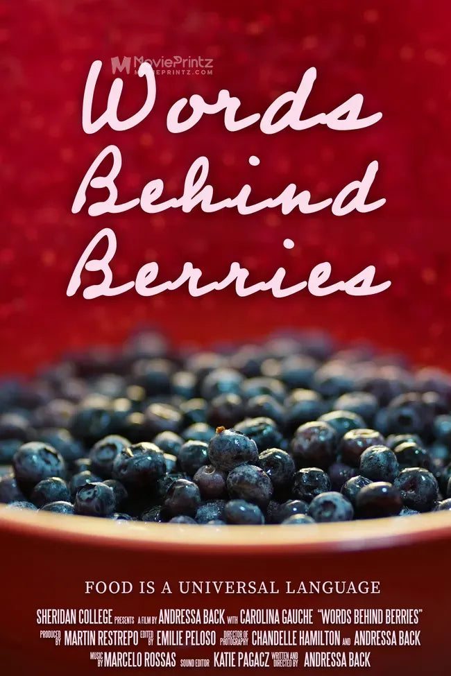 Words Behind Berries Poster