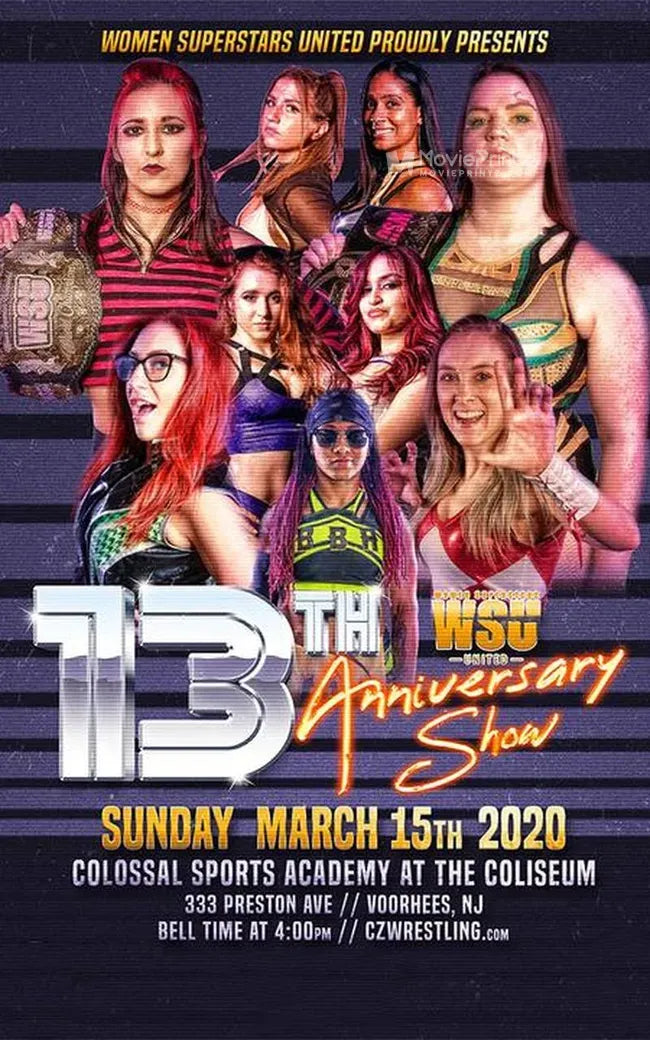 WSU 13th Anniversary Show Poster